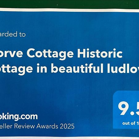 Corve Cottage Historic Cottage In Beautiful Ludlow Eksteriør bilde